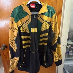 Marvel Green and Gold Loki Jacket